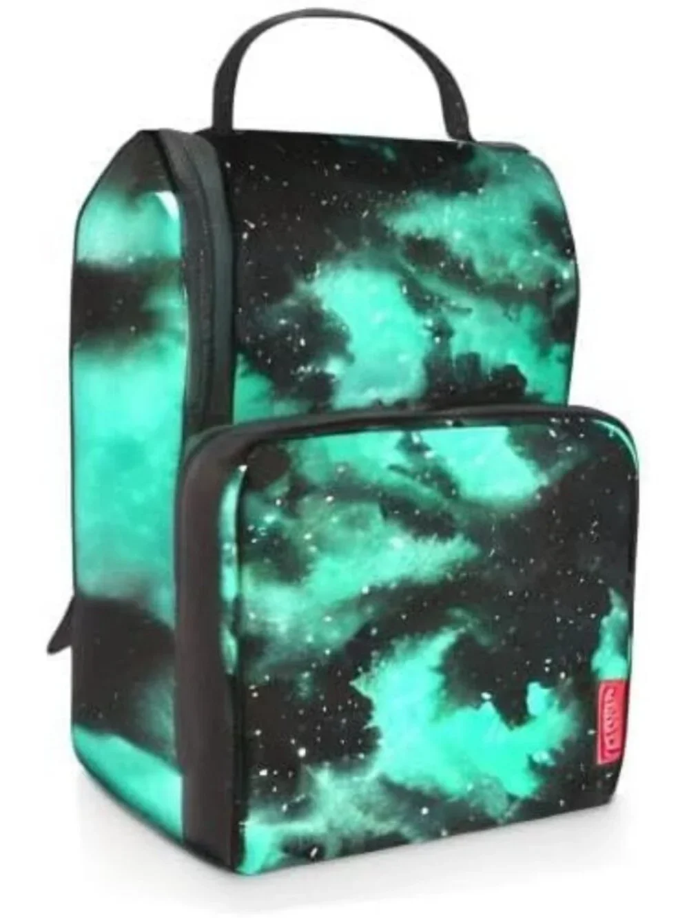 Stylish Galaxy Green Dual Lunch Kit for Tweens - Insulated & Durable Design